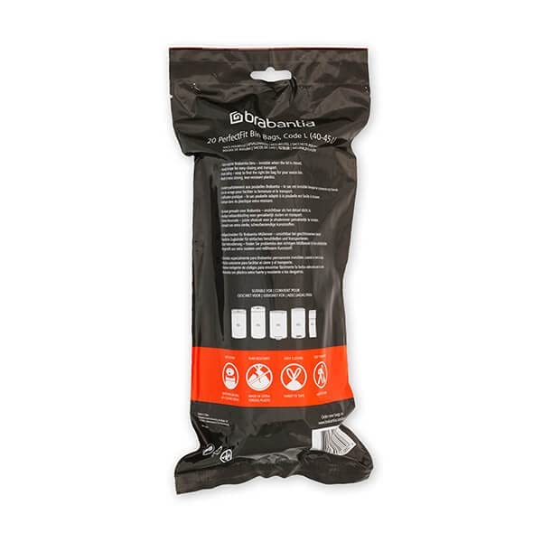 Brabantia PerfectFit Bags L 40-45 Litre 20 Bags per roll