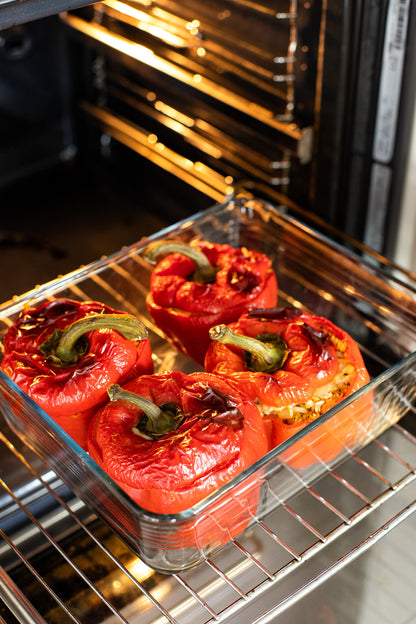 Cook &amp; Freeze - Plat carré avec couvercle spécial congélation air fryer*