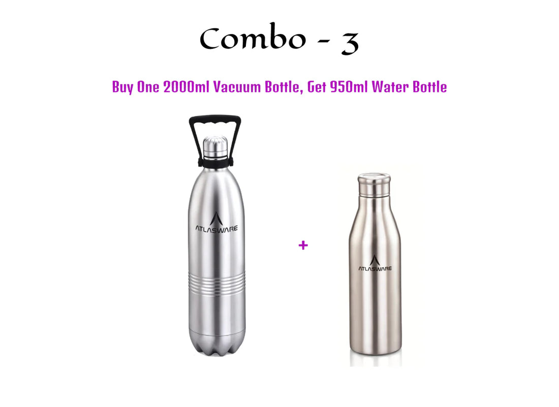 2000ml Vacuum Bottle &amp; 900ml Water Bottle