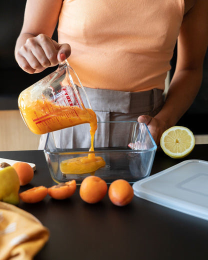 Cook &amp; Freeze - Plat carré avec couvercle spécial congélation air fryer*