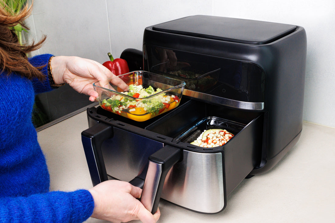 Cook &amp; Freeze - Plat carré avec couvercle spécial congélation air fryer*