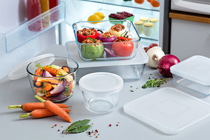 Cook &amp; Freeze - Plat carré avec couvercle spécial congélation air fryer*