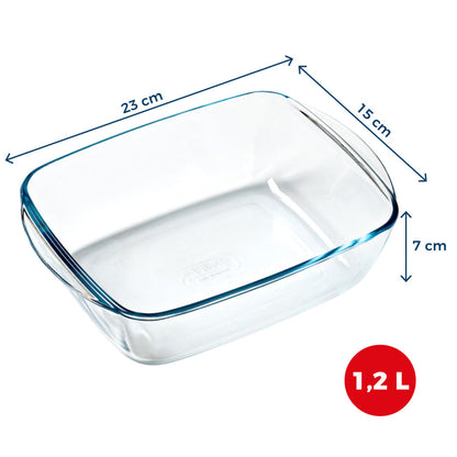 Plat en verre - Compatible &quot;air fryer&quot; (friteuse à air chaud)